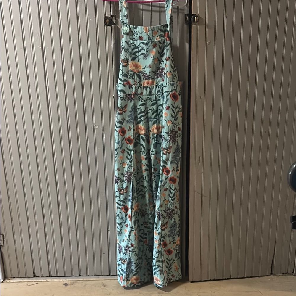 Floral Jumpsuit in Blue